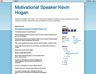 motivationalspeakerkevinhogan.blogspot.com screenshot