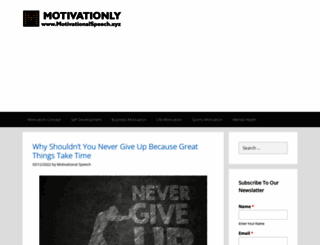 motivationalspeech.xyz screenshot