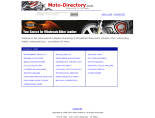 moto-directory.com screenshot