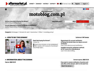 motoblog.com.pl screenshot