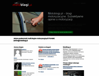 motoblogi.pl screenshot
