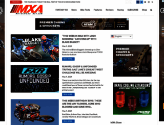 motocrossactionmag.com screenshot