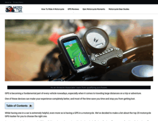 motocyclegps.com screenshot