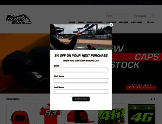 motogpstore.com.au screenshot