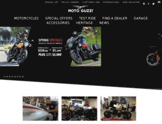 motoguzzi-us.com screenshot