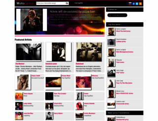 motolyrics.com screenshot