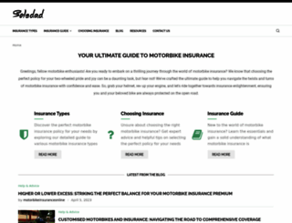 motorbikeinsuranceonline.com screenshot