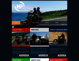 motorbikerentitaly.com screenshot