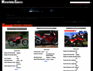 motorbikespecs.net screenshot