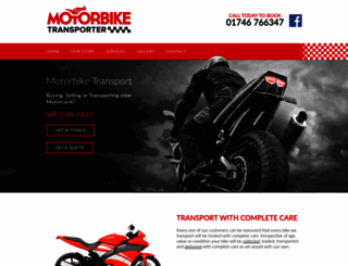 motorbiketransporter.com screenshot