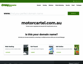 motorcartel.com.au screenshot