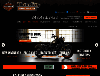 motorcityharley.com screenshot