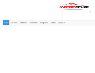 motorcruze.com screenshot