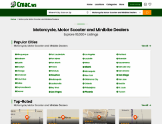 motorcycle-dealers.cmac.ws screenshot