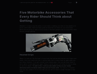 motorcycle-parts-accessories.co.uk screenshot