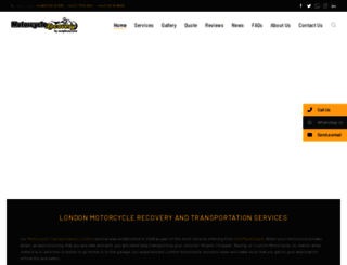 motorcycle-recovery-london.co.uk screenshot