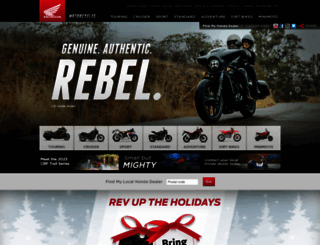 motorcycle.honda.ca screenshot