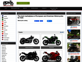 motorcycle4sale.com screenshot