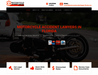 motorcycleaccidentlawyer-florida.com screenshot