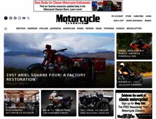 motorcycleclassics.com screenshot