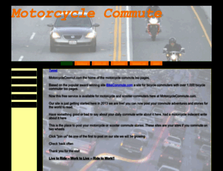 motorcyclecommute.com screenshot