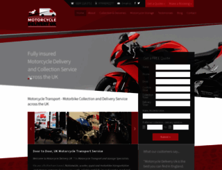 motorcycledeliveryuk.co.uk screenshot