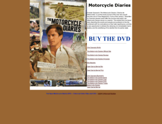 motorcyclediariesmovie.com screenshot