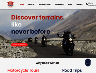 motorcycleescapades.com screenshot