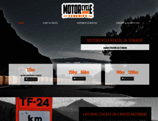 motorcyclehire-tenerife.com screenshot