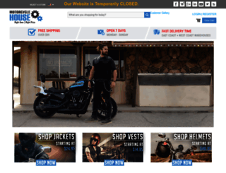 motorcyclehouse.com screenshot