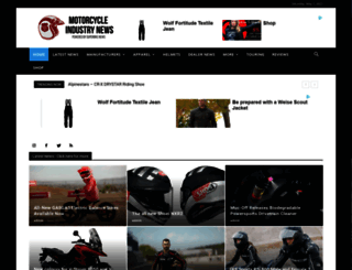 motorcycleindustry.co.uk screenshot
