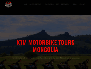 motorcyclemongolia.com screenshot