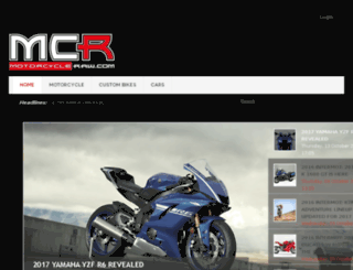 motorcycleraw.com screenshot