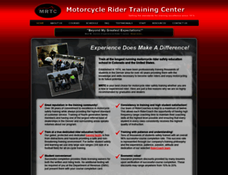 motorcycleridertrainingcenter.com screenshot