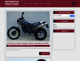 motorcycleroadtours.com screenshot