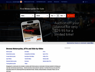 motorcycles.autotrader.com screenshot