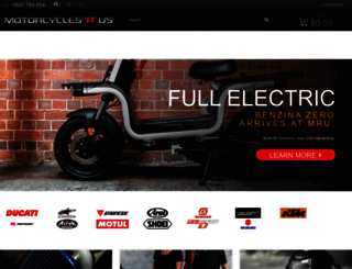 motorcyclesrus.com.au screenshot