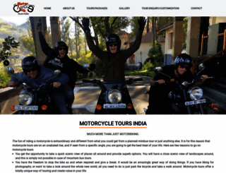 motorcycletoursindia.com screenshot