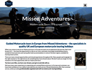 motorcycletoursineurope.co.uk screenshot