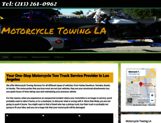 motorcycletowing-la.info screenshot