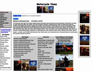 motorcycleviews.com screenshot