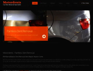 motordents.co.uk screenshot