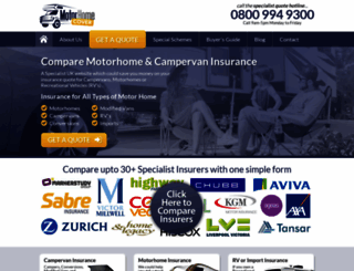 motorhome-cover.co.uk screenshot