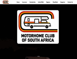 motorhomeclub.co.za screenshot