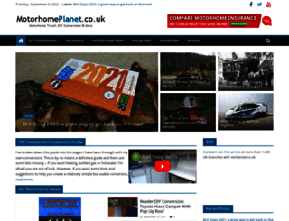 motorhomeplanet.co.uk screenshot