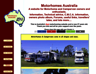 motorhomesaustralia.net screenshot