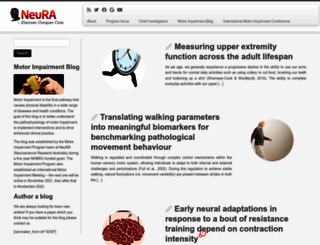 motorimpairment.neura.edu.au screenshot