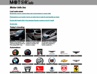 motorinfo.org screenshot