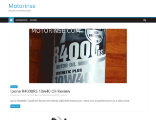 motorinse.com screenshot