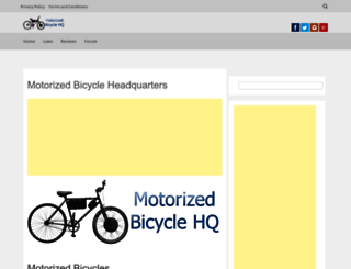 motorizedbicyclehq.com screenshot